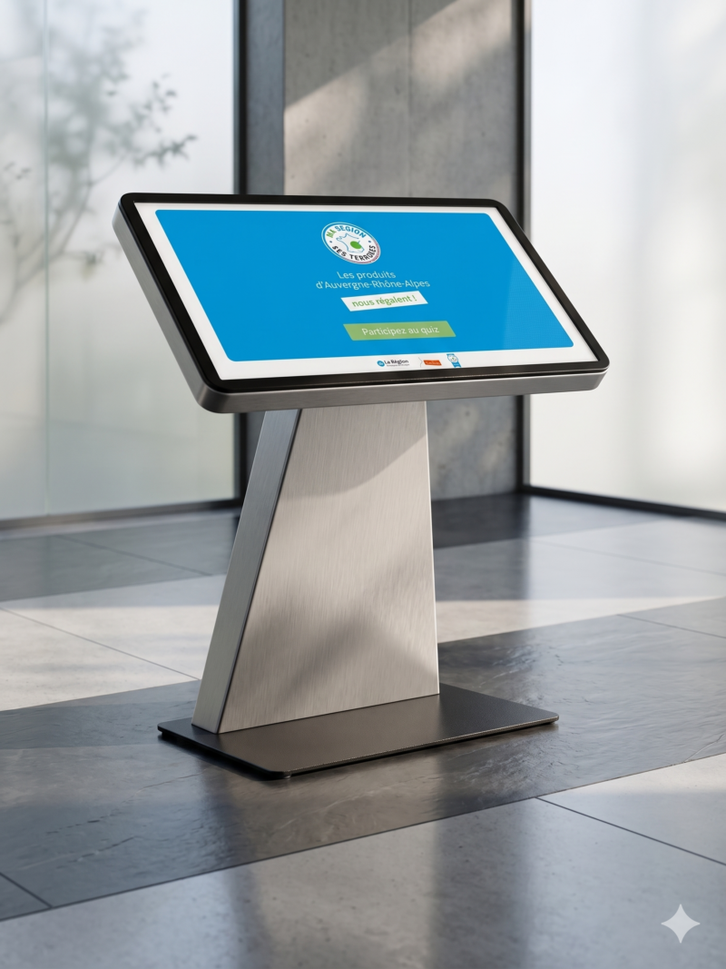 Borne écran tactile KIOSK